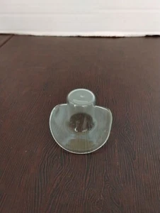 Vintage Clear Glass Cowboy Hat Figure - Picture 1 of 4