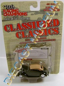 1937 '37 RAPIDE COUPE CLASSIFIED CLASSICS RACING CHAMPIONS RC DIECAST RARE