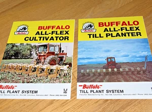 2 - 1970's BUFFALO TILL PLANT SYSTEM Brochures CULTIVATOR / TILL PLANTER - Foto 1 di 11