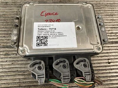 8200311550 75718 Centralina Motore RENAULT Espace IV (K) 8200311550 - Immagine 1 di 3