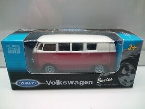 Welly 1:60 Scale? / 1960's VW T1 Transporter Kombi Bus - Model Car x1