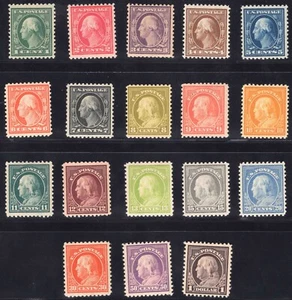 MOMEN: US STAMPS #498/518 MINT OG H/5NH (1-3c,5-6c) LOTTO #78836 - Foto 1 di 2