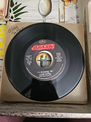 PROMO 45 Glenn Sutton - I'll Go Steppin' Too    MERCURY VG - Image 1 of 2