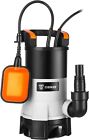 DEKO Sump Pump HD 1HP 3698GPH 750W Submersible Water Pump with Float Switch Max