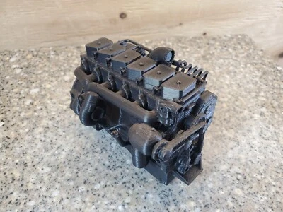 3d Print Cummins 12v Truck Rc 1/8 Scale Engine Motor Diesel - Image 1 of 4