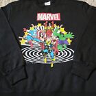 Marvel's Avengers: Double-Sided Print Sweatshirt, Size Women L, Color Black, New