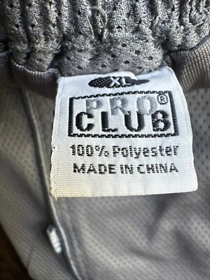 Pantalones Cortos De Colección Pro Club Malla con Bolsillos - Gris Carbón - XL Baloncesto Foto 1 de 4