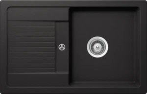 Schock Lavello Cucina Lima D-100S Nero LIMD100SUGNE - Foto 1 di 2