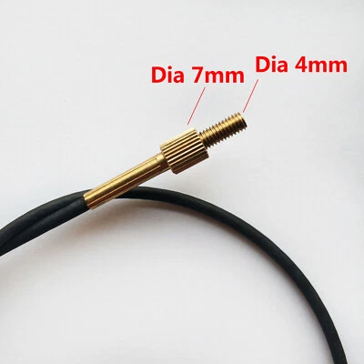 3/4 Tailgut Steel Core Double Bass Upright Tailpiece Fitting Gut Brass Endline - Image 1 of 3