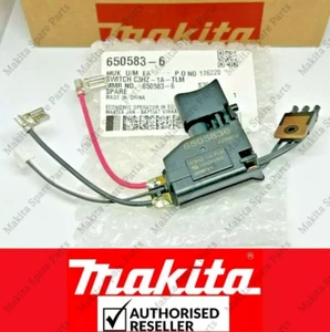 Interruptor de disparo original Makita BHP452 BHP442 BDF442 BDF452 TALADRO COMBINADO 650583-6 - Imagen 1 de 9