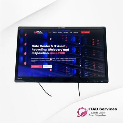 Planar PLL2410W 24" 1080p FHD Widescreen LED LCD Monitor - NO STAND - TESTED - Image 1 of 4