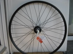 28Zoll-Vorderrad in Schwarz: Shimano-Alfine Nabendynamo in Disc-Felge, neu - Bild 1 von 12