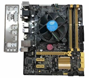 ASUS B85M-G R2.0 mATX Motherboard | Core i5-4590 @3.3GHz | 16GB RAM | I/O Shield - Bild 1 von 5