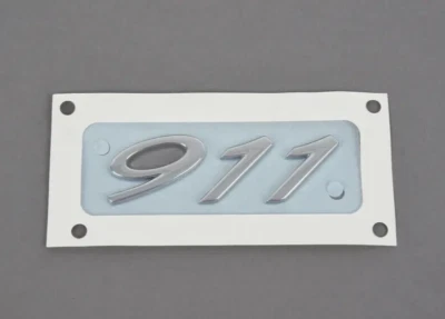 Genine Porsche 911 Cromo Emblema Script Logo Carrera 991 2013-2018+ 99155923102 Foto 1 de 3