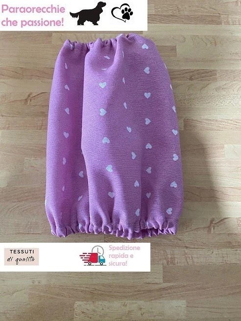 PARAORECCHIE COPRI ORECCHIE CUFFIETTE CUFFIA PER COCKER CAVALIER KING COTONE  - Immagine 1 di 1