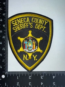 Seneca County Sheriffs Dept Police Shoulder Patch New York NY Obsolete - Picture 1 of 2