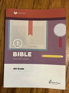 Lifepac Alpha Omega 4th Grade Bible Teacher’s Guide - EUC - Bild 1 von 2