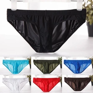 Neuf vente chaude homme sous vêtement slip pochette bombée confortable glace s - Zdjęcie 1 z 19