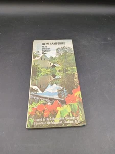 1976 New Hampshire Official Highway Travel Road Map-Box RK - Picture 1 of 2