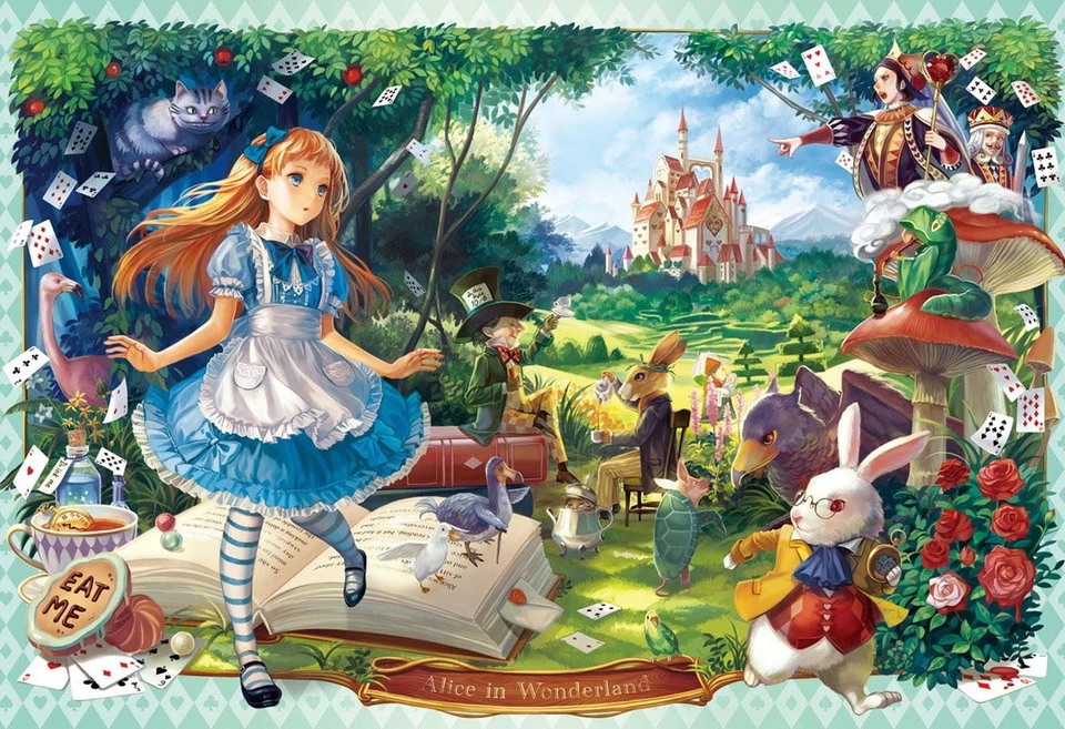 EPOCH 1053-piece Jigsaw Puzzle Alice in Wonderland Super Small Piecec Foto 1 de 1