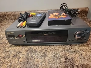 Sharp Video Cassette Recorder VC-H945U VHS VCR Plus 4 Head Hi-Fi Stereo Remote - Picture 1 of 12