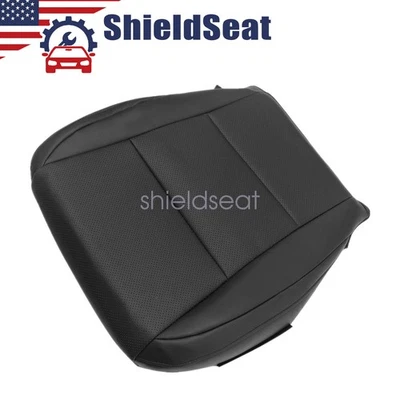 Driver Bottom Leather Seat Cover Black Fits 2013 2014-2018 Lexus ES350 & ES300h - Image 1 of 4