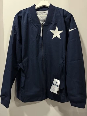 Chaqueta reversible Nike Dallas Cowboys azul marino/gris para hombre talla Grande Nuevo con Etiquetas. Foto 1 de 4