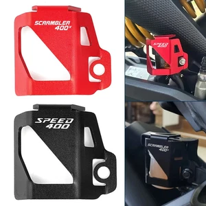 New Motorcycle Accessories CNC Rear Brake Fluid Reservoir Cover Guards Protector - Picture 1 of 25