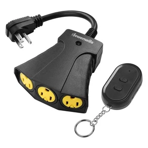 Outdoor Remote Control Outlet, Wireless Electrical Outlets Switch, for Indoor/Ou - Picture 1 of 12