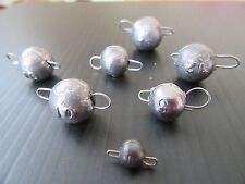 5x Jig Head Sinker Ball Fishing Weights Lead Cheburashka Gifts Soft Lures B5S6