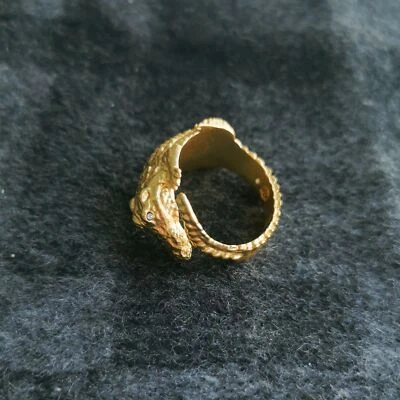 Anillo de oro cocodrilo Julie Vos #7 TOTALMENTE NUEVO Foto 1 de 4