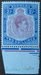 Bermuda Sg.116 2/-, very fine l/m/mint. Cat. £100. - Picture 1 of 2