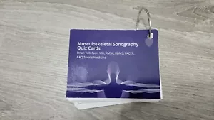 Musculoskeletal Sonography Ultrasound Review Quiz Cards - Picture 1 of 2