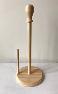 Core Bamboo Paper Towel Holder, Light Natural Wood Grain, 6.5" D x 14.5" H - Picture 1 of 14