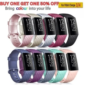 For Fitbit Charge 3 4 Band Watch Wristband Buckle Replacement BandClassic Color - Picture 1 of 32