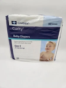 Curity Baby Diapers Size 5, QNTY 22 - 27+ lbs Unisex REF 80048A - NEW - Picture 1 of 6
