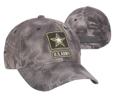 U.S. ARMY KRYPTEK Raid Camo Men's Licensed Tactical Military Veteran Hunting Hat - Image 1 of 3