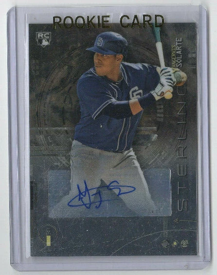 2014 Bowman Sterling Yangervis Solarte AUTO ROOKIE PADRES - Image 1 of 1