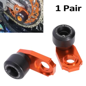 Rear Axle Chain Tensioner Adjuster Sliders Crash Guard For Husqvarna FC FE TC TE - Picture 1 of 19