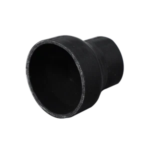 CXRacing 3" to 1.75" Black Straight Silicon Hose Coupler Reducer 3" Length - Imagen 1 de 3