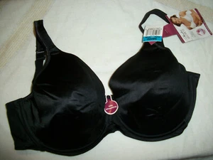 PLAYTEX SECRETS UNDERWIRE BRA SIZE 38DDD STYLE #4138 BLACK COLOR SIDE SMOOTHING - Picture 1 of 6