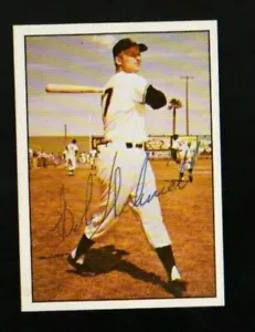 Bob Schmidt 1979 TCMA The 1950's authentic autographed card Giants - Picture 1 of 1