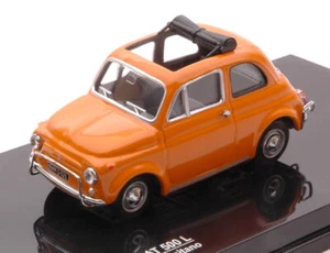 MODELLINO AUTO STATICO VITESSE FIAT 500D 1965 GIALLO MODELLISMO SCALA 1:43 - Foto 1 di 5