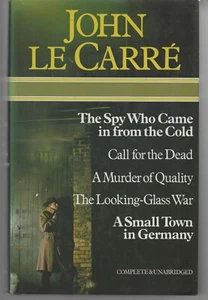 John Le Carre SIGNED the 1st 5 novels hand signed on author's school bookplate - Picture 1 of 2