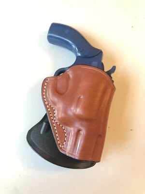 MASTER'S PREMIUM LEATHER Leather PADDLE Holster - S&W K / L Frame Revolver 2.5" barrel (# 4212 BRN)