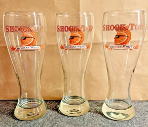 Shock Top Belgian White Ale 9” 23oz Pilsner Glass Singles - Picture 1 of 5