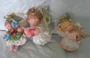 (3) - Ashton Drake Heirloom - HollyDay Angels Ornaments - Picture 1 of 4