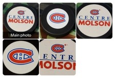 MOLSON CENTRE CENTER MONTREAL CANADIENS VINTAGE OFFICIAL HOCKEY PUCK NHL  🇸🇰