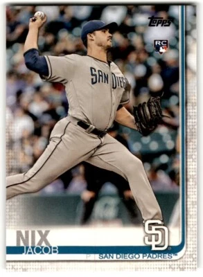 2019 Topps Jacob Nix Rookie #33 San Diego Padres - Image 1 of 2