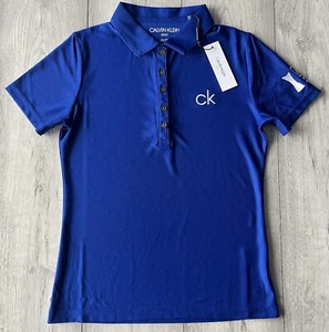 Polo de golf para mujer Calvin Klein abierto británico talla 8 XS nuevo con etiquetas - Imagen 1 de 5